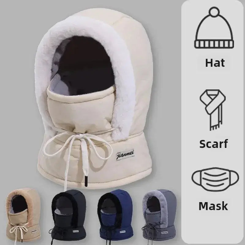 Autumn Winter Unisex Ski Hat Trapper Hat with Ear