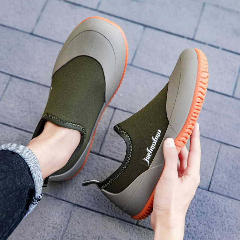Men's Rain Boots for 2025. Lightweight Soft-sole 