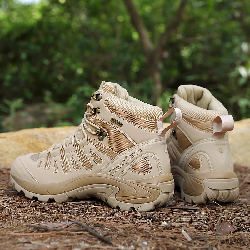 Men Boots 2025 New Platform Boots Outdoor Waterproof 
