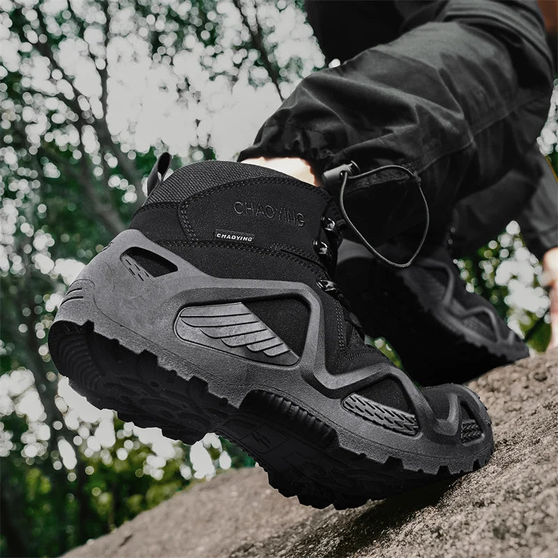 Climbing Hiking Shoes Ankle Men Outdoor Boots Men Tactical 