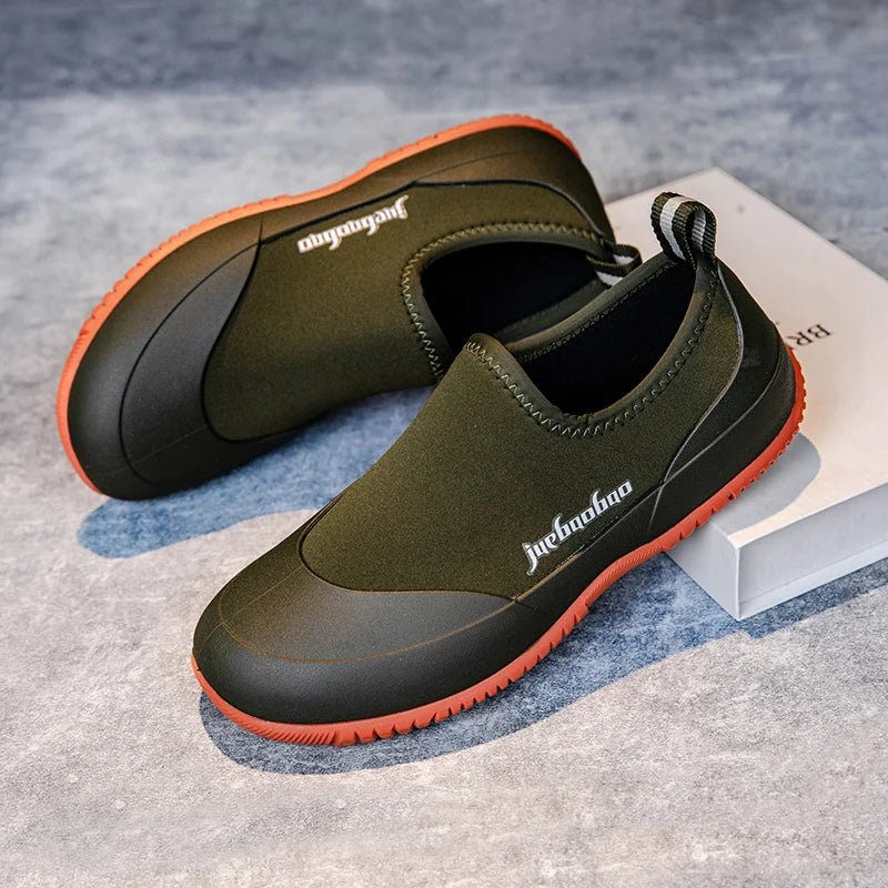 Men's Rain Boots for 2025. Lightweight Soft-sole 