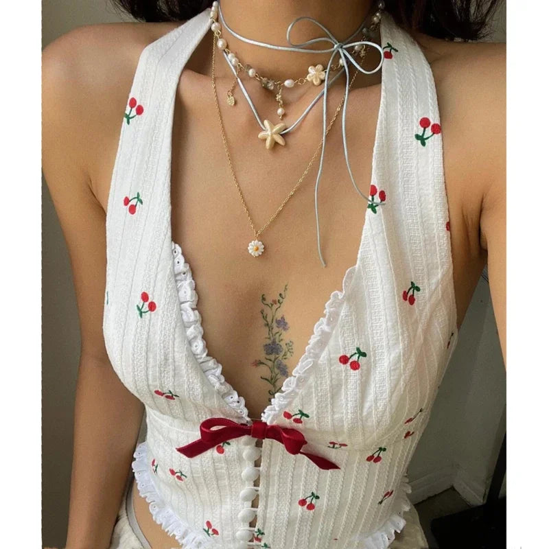 Korean Fashion Dress BowElasticity