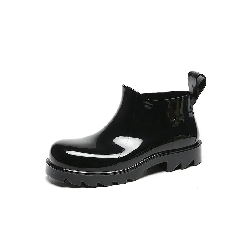 Fashion Women Waterproof Rain Boots Female Ankle Boots