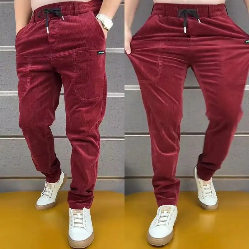 Men's Casual Pants Corduroy Office Autumn Winter 
