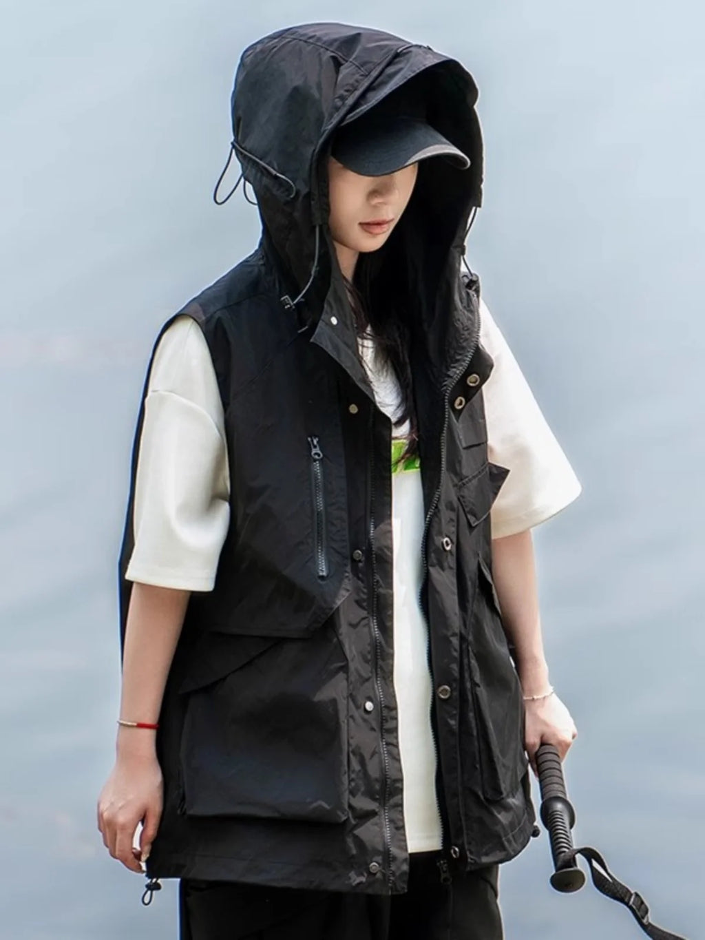 Breathable Outdoor Workwear Vest Lightweight Summer 