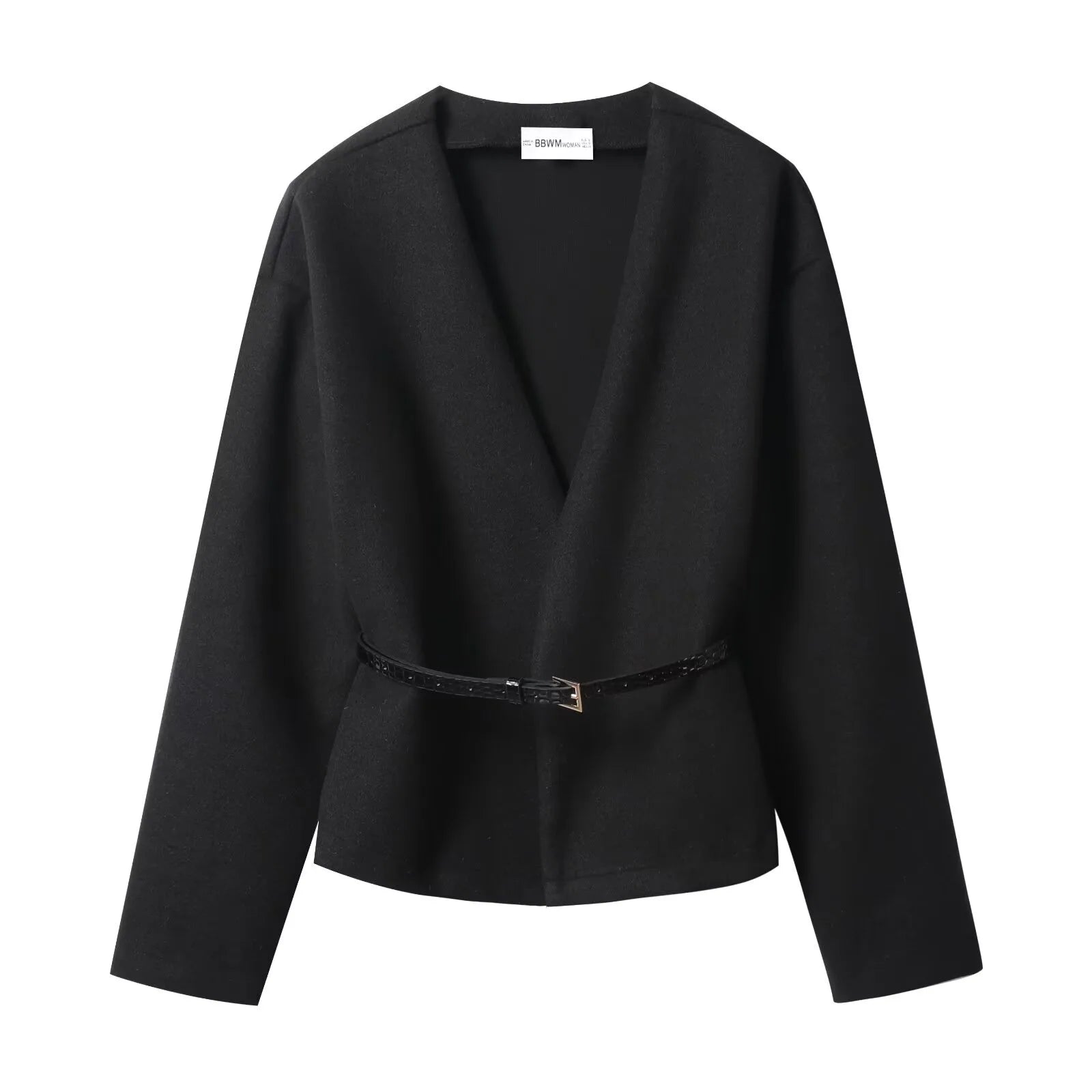 Women's Outerwear 2024 New Fashion With Belt 