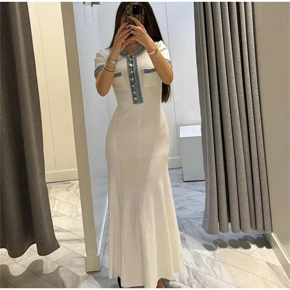 Elegant Maxi Dress Type POLYESTER Fit