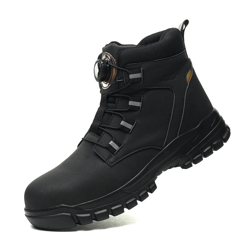 Waterproof Safety Boots Men Indestructible Steel Toe