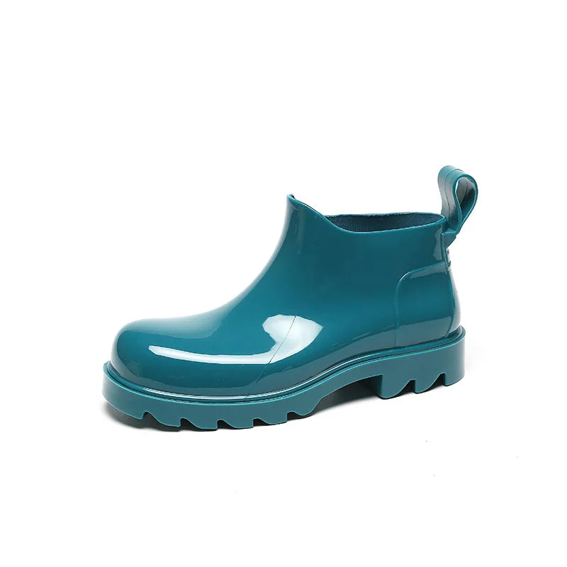 Fashion Women Waterproof Rain Boots Female Ankle Boots