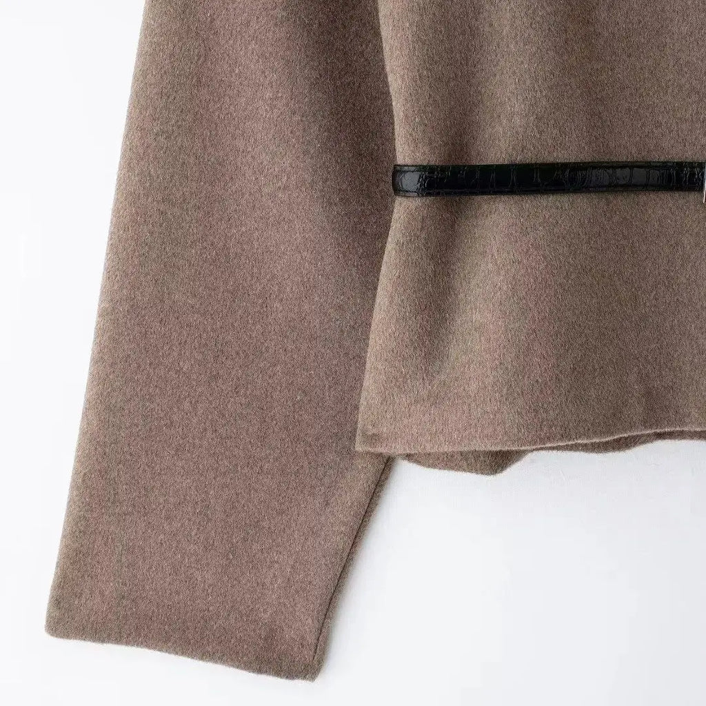 Women's Outerwear 2024 New Fashion With Belt 