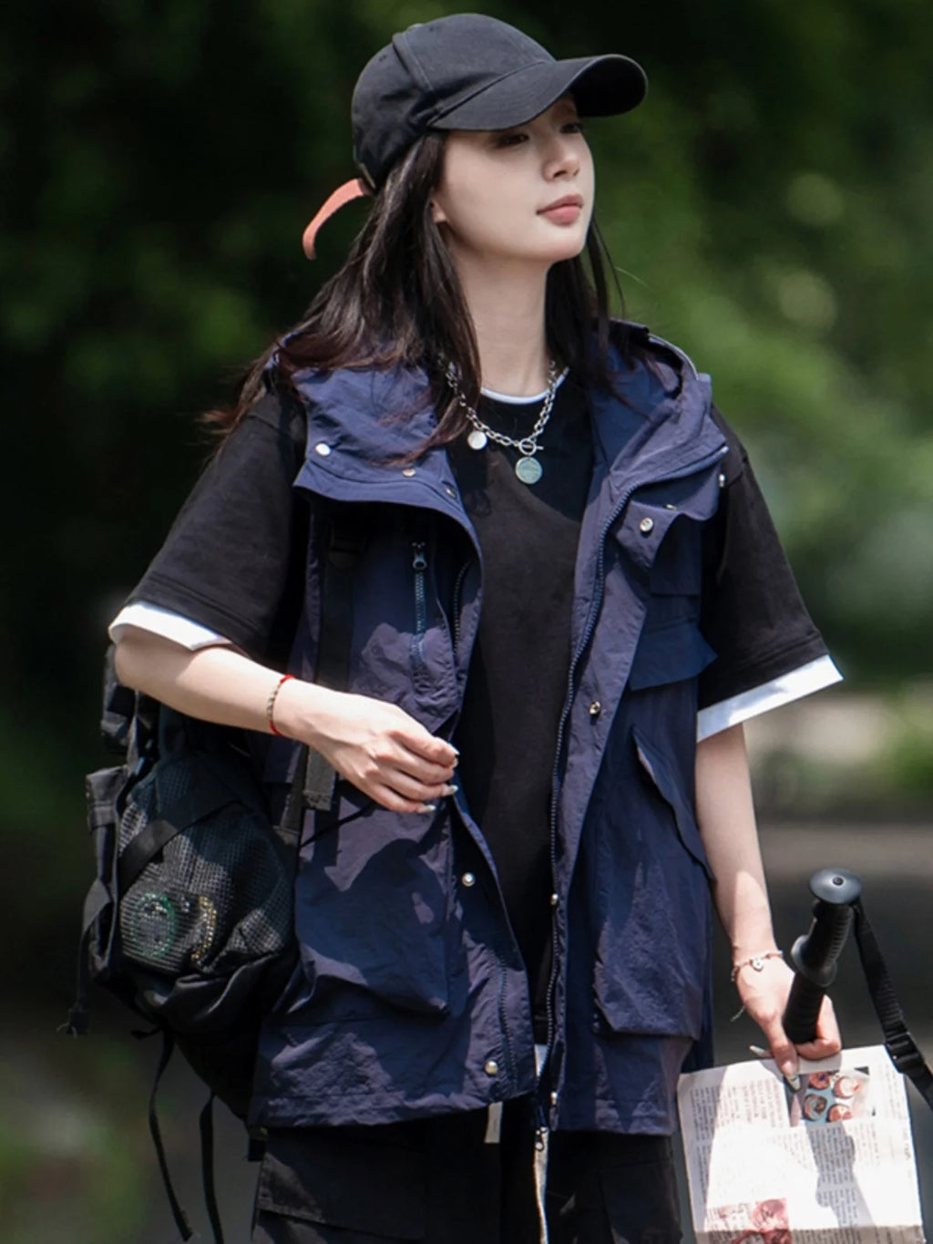 Breathable Outdoor Workwear Vest Lightweight Summer 