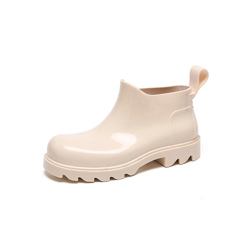 Fashion Women Waterproof Rain Boots Female Ankle Boots