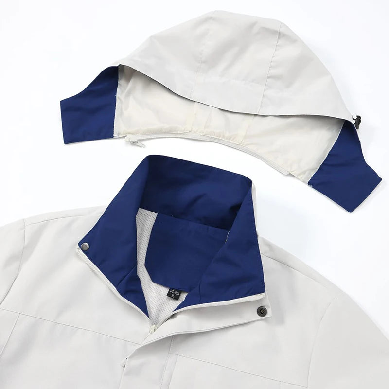 men's windproof waterproof hiking jacket