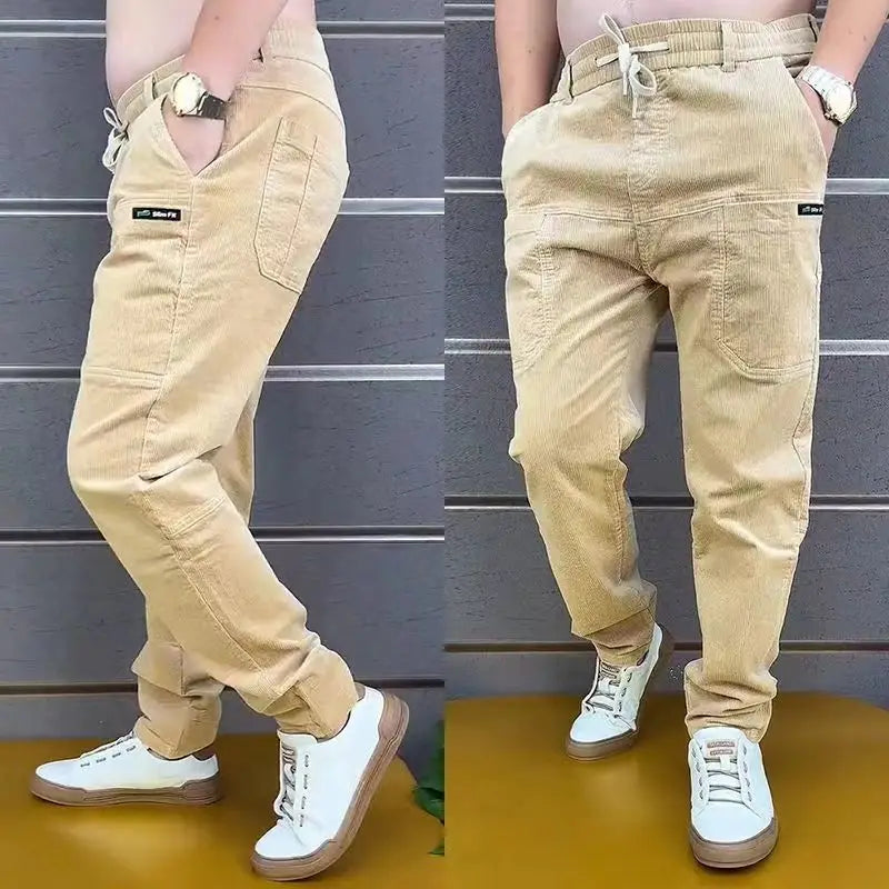 Men's Casual Pants Corduroy Office Autumn Winter 