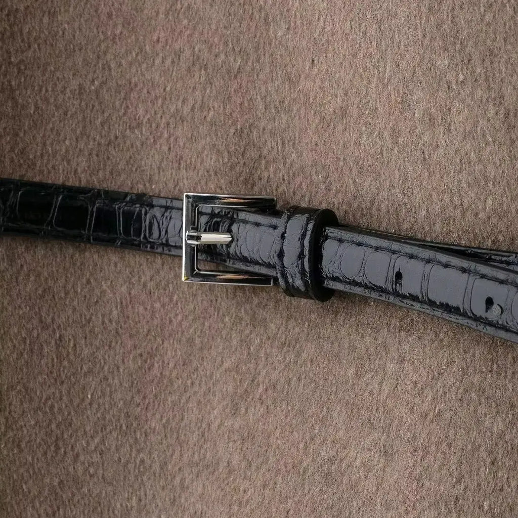 Women's Outerwear 2024 New Fashion With Belt 