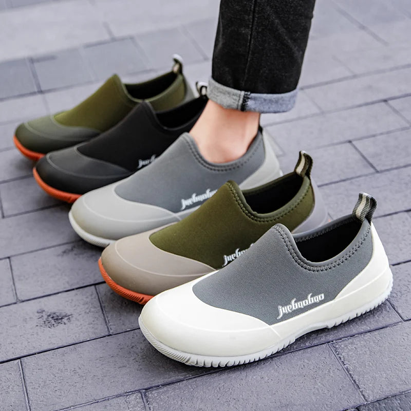 Men's Rain Boots for 2025. Lightweight Soft-sole 