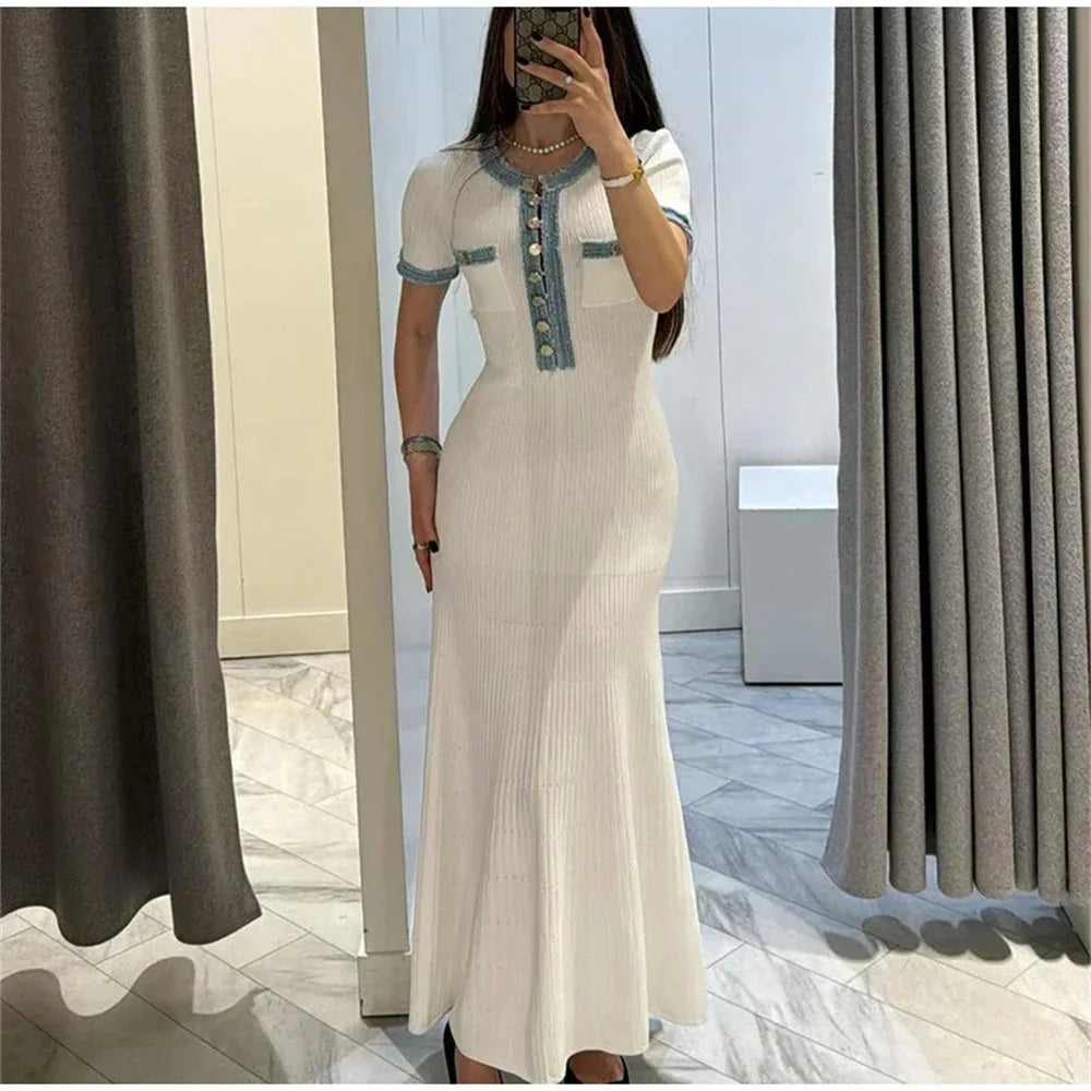 Elegant Maxi Dress Type POLYESTER Fit