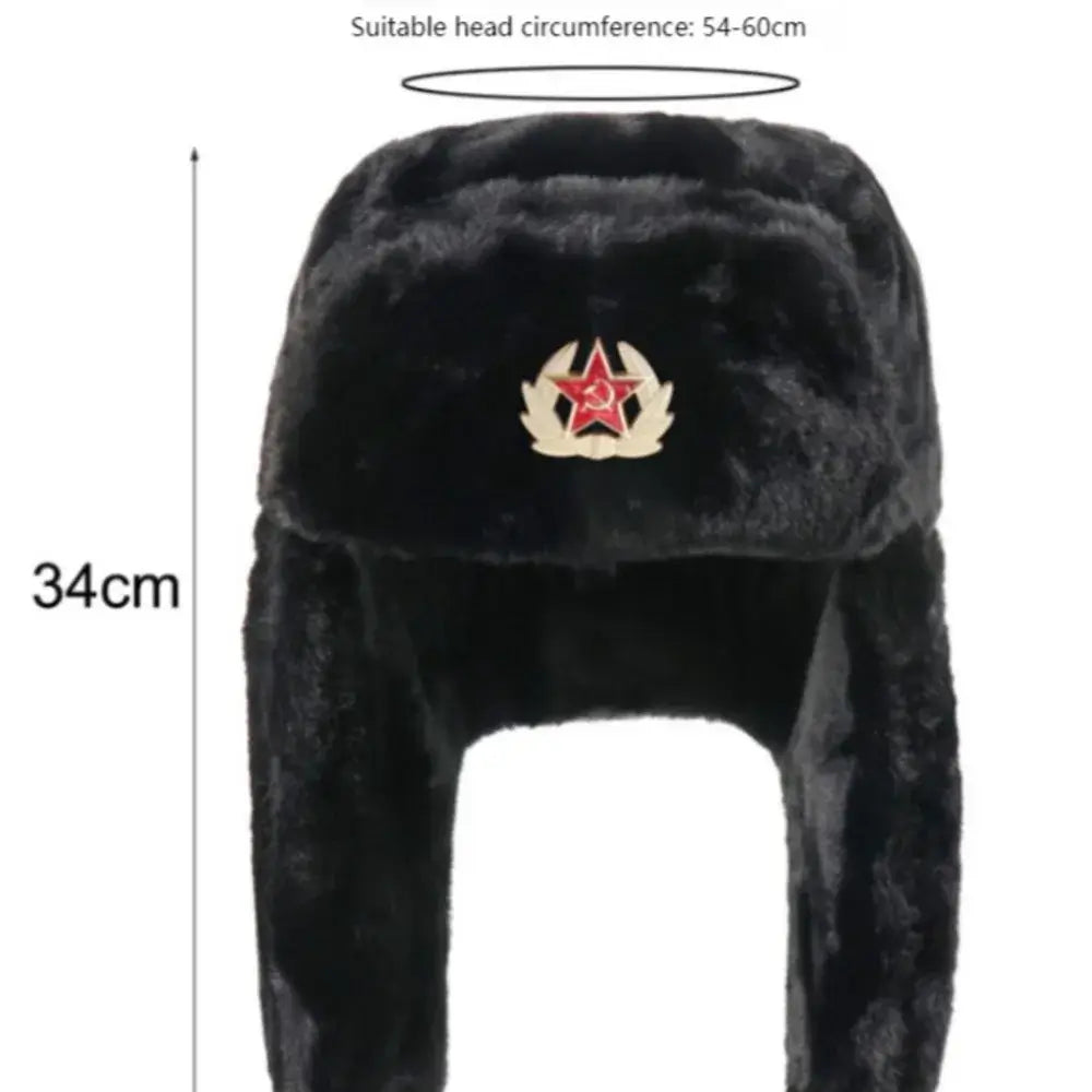 Russian Hats Ushanka Trooper Trapper Hat Warm Winter Hats 