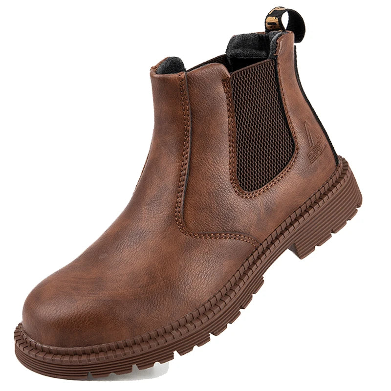 Waterproof Safety Boots Men Indestructible Steel Toe
