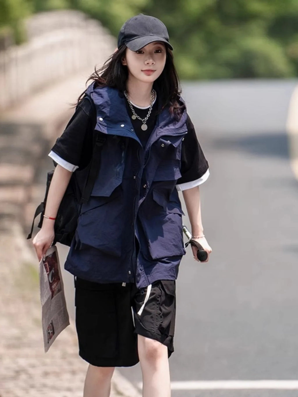 Breathable Outdoor Workwear Vest Lightweight Summer 