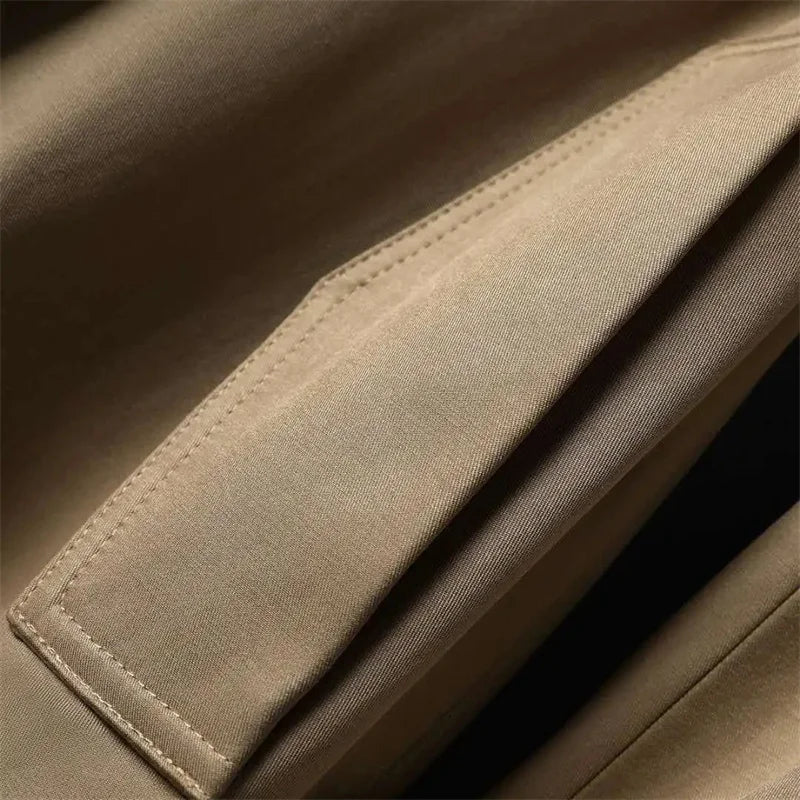 Trench Coat for Women Double Breasted British Trench Coats 