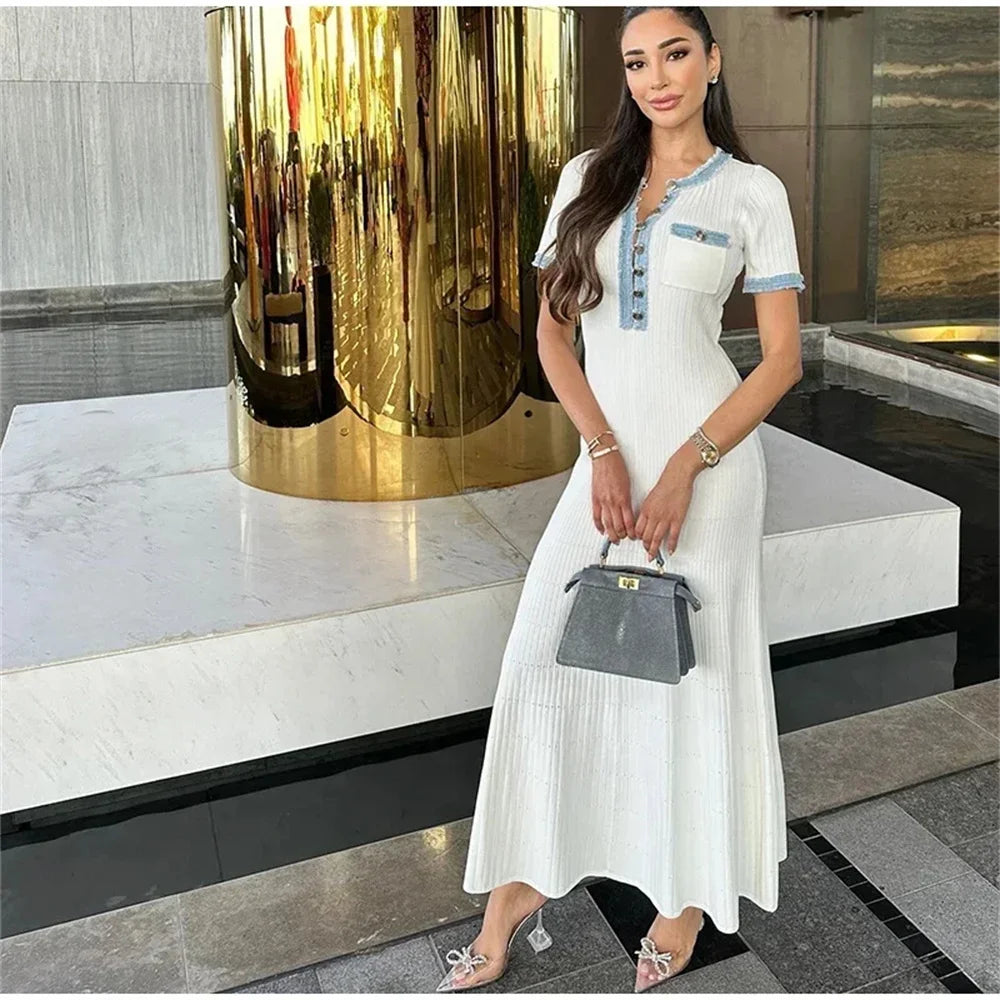 Elegant Maxi Dress Type POLYESTER Fit