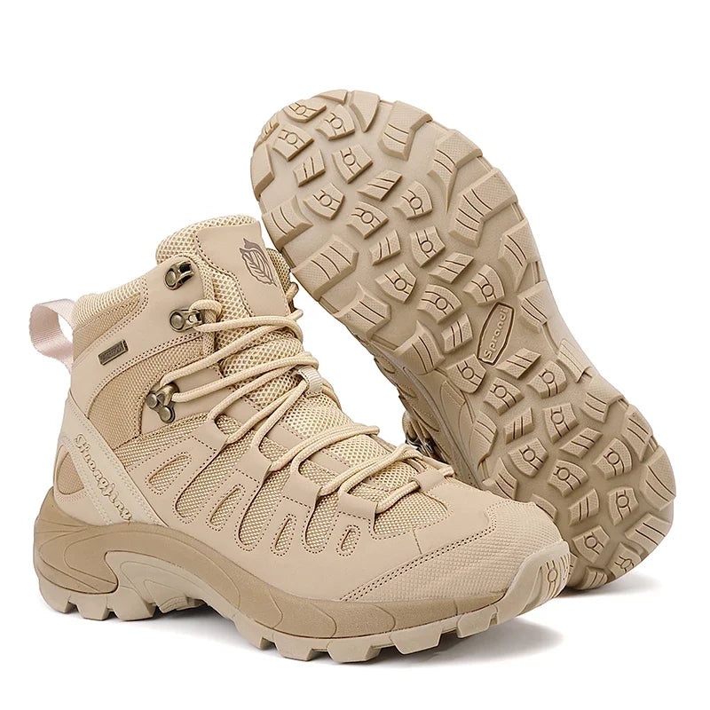 Men Boots 2025 New Platform Boots Outdoor Waterproof 