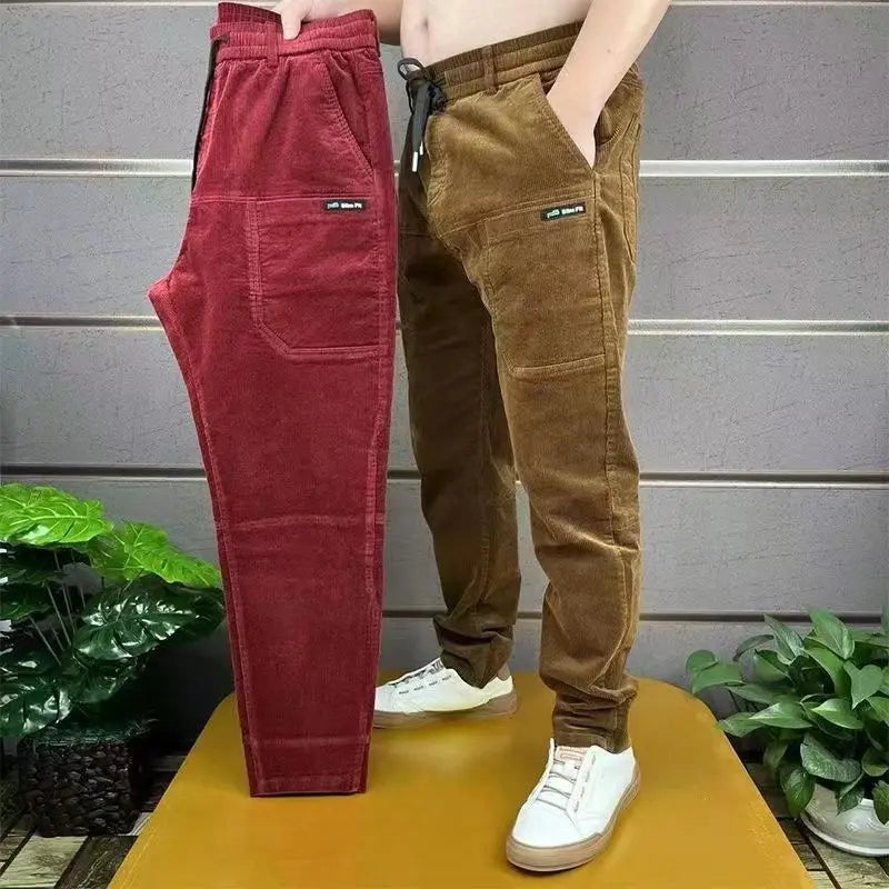 Men's Casual Pants Corduroy Office Autumn Winter 