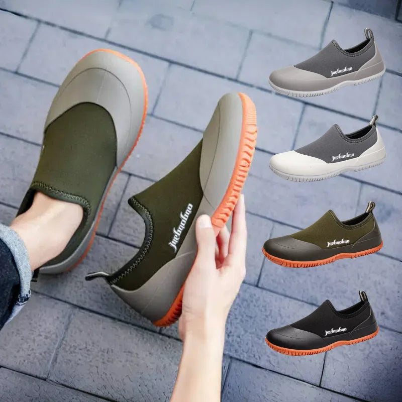 Men's Rain Boots for 2025. Lightweight Soft-sole 
