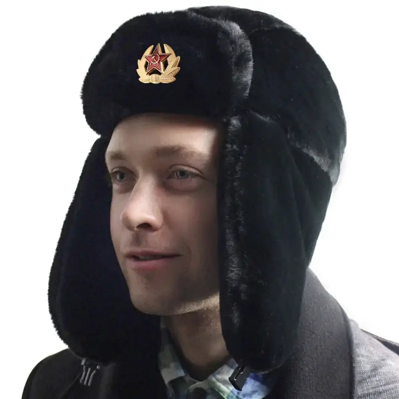 Russian Hats Ushanka Trooper Trapper Hat Warm Winter Hats 